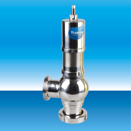 Sanitary ball type safety valve